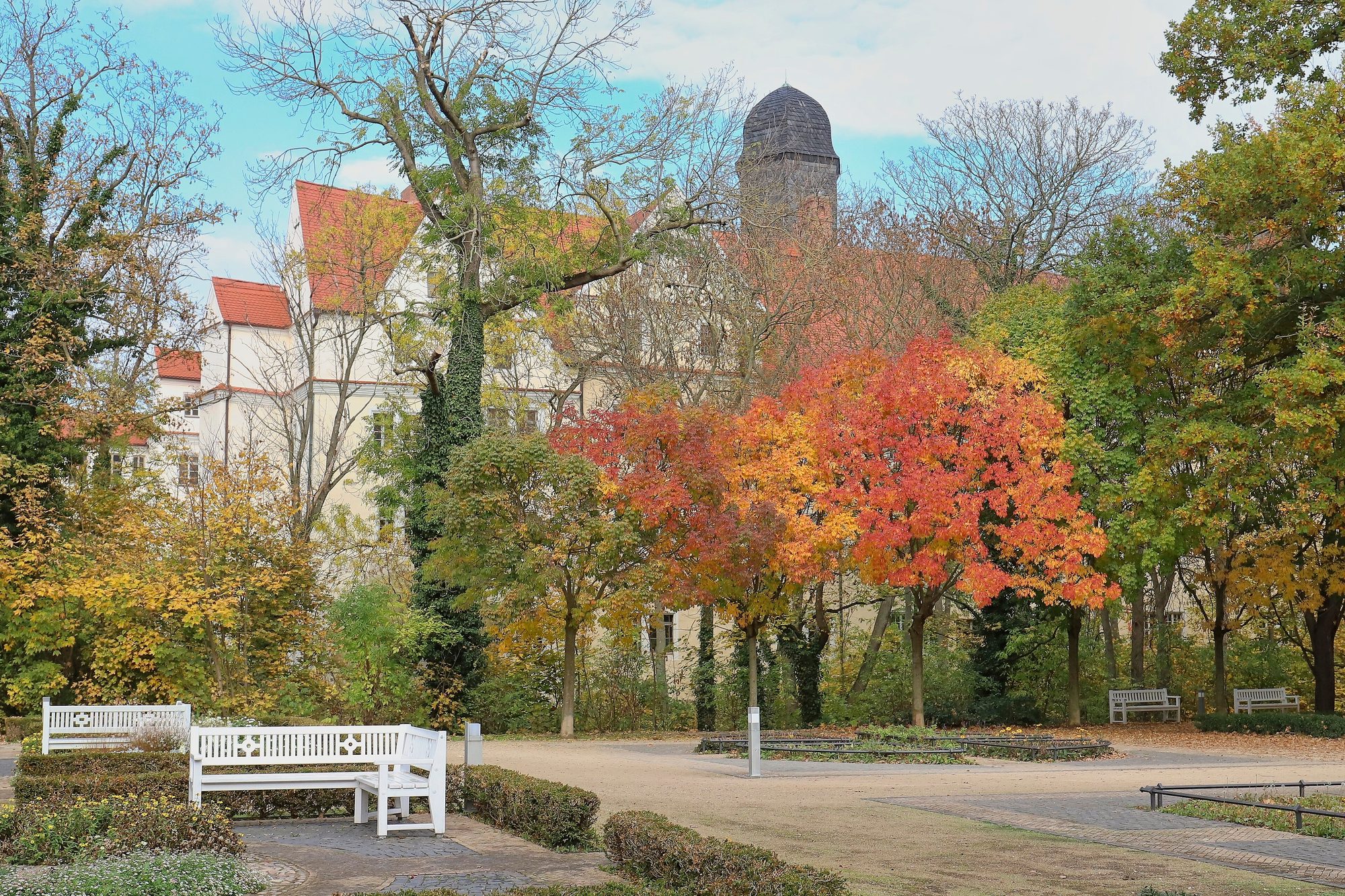 Schloss Köthen im Herbst