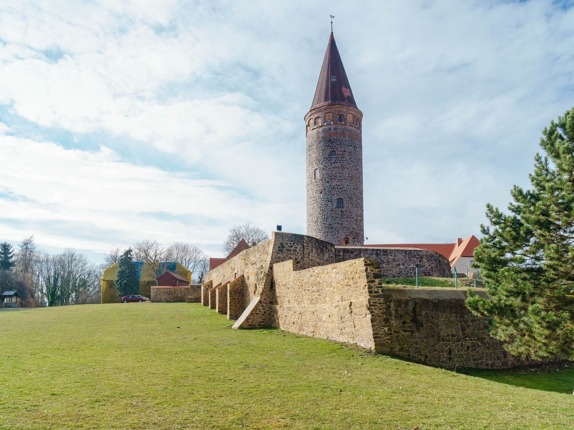 Bergfried von Schloss Zörbig